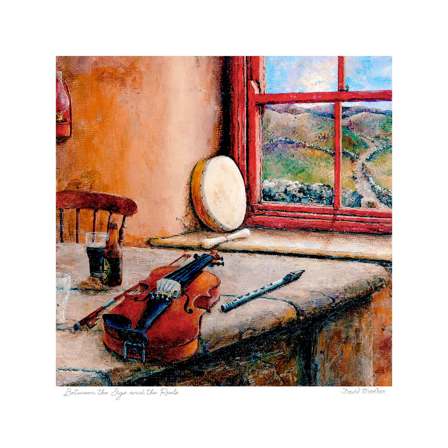 Between the Jigs & the Reels Mounted Print (large)