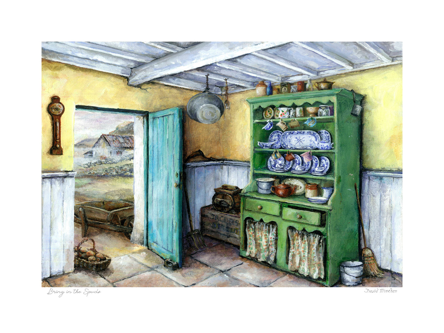 Bring in the Spuds Mounted Print (large)