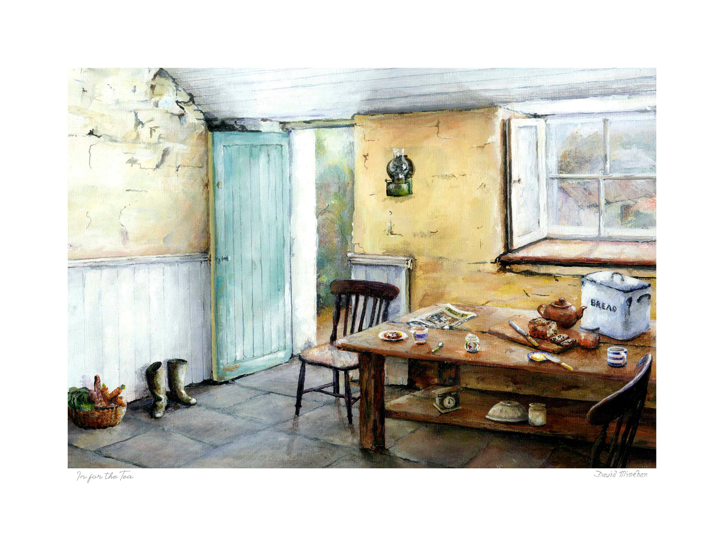 In for the Tea Mounted Print (large)