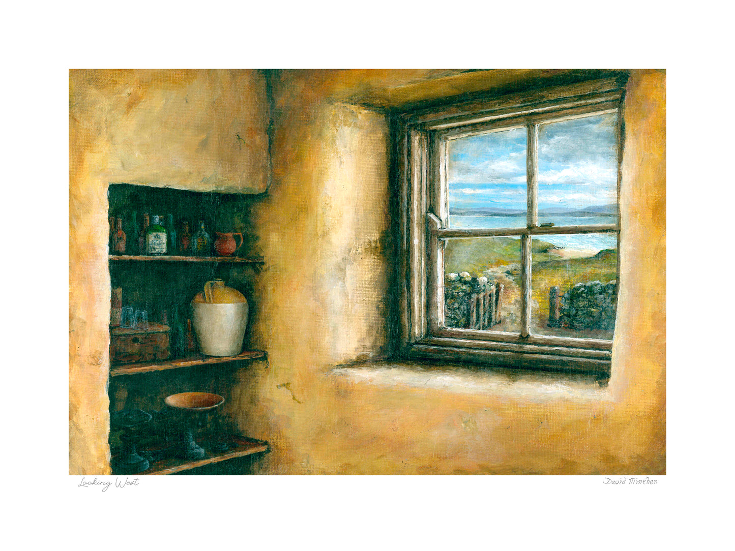 Looking West Mounted Print (large)