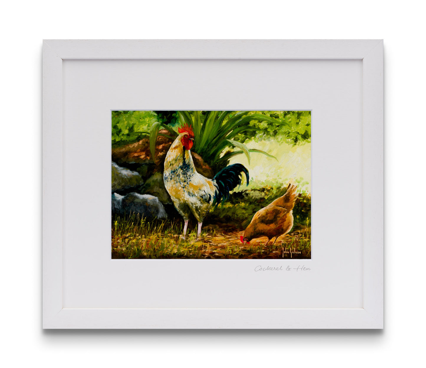 Cockerel & Hen