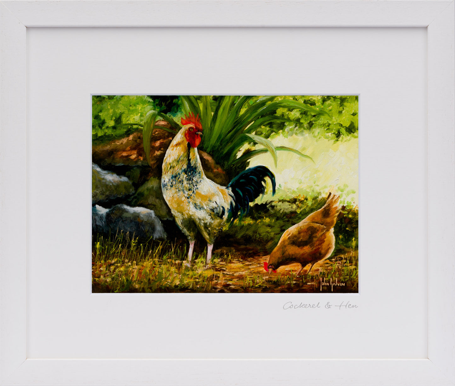 Cockerel & Hen