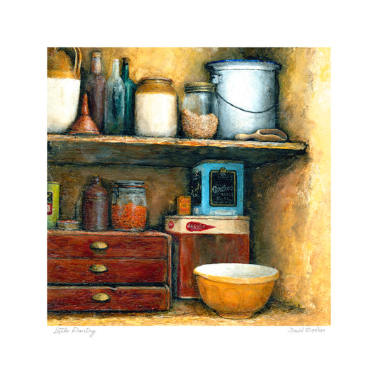 Little Pantry Mounted Print (large)