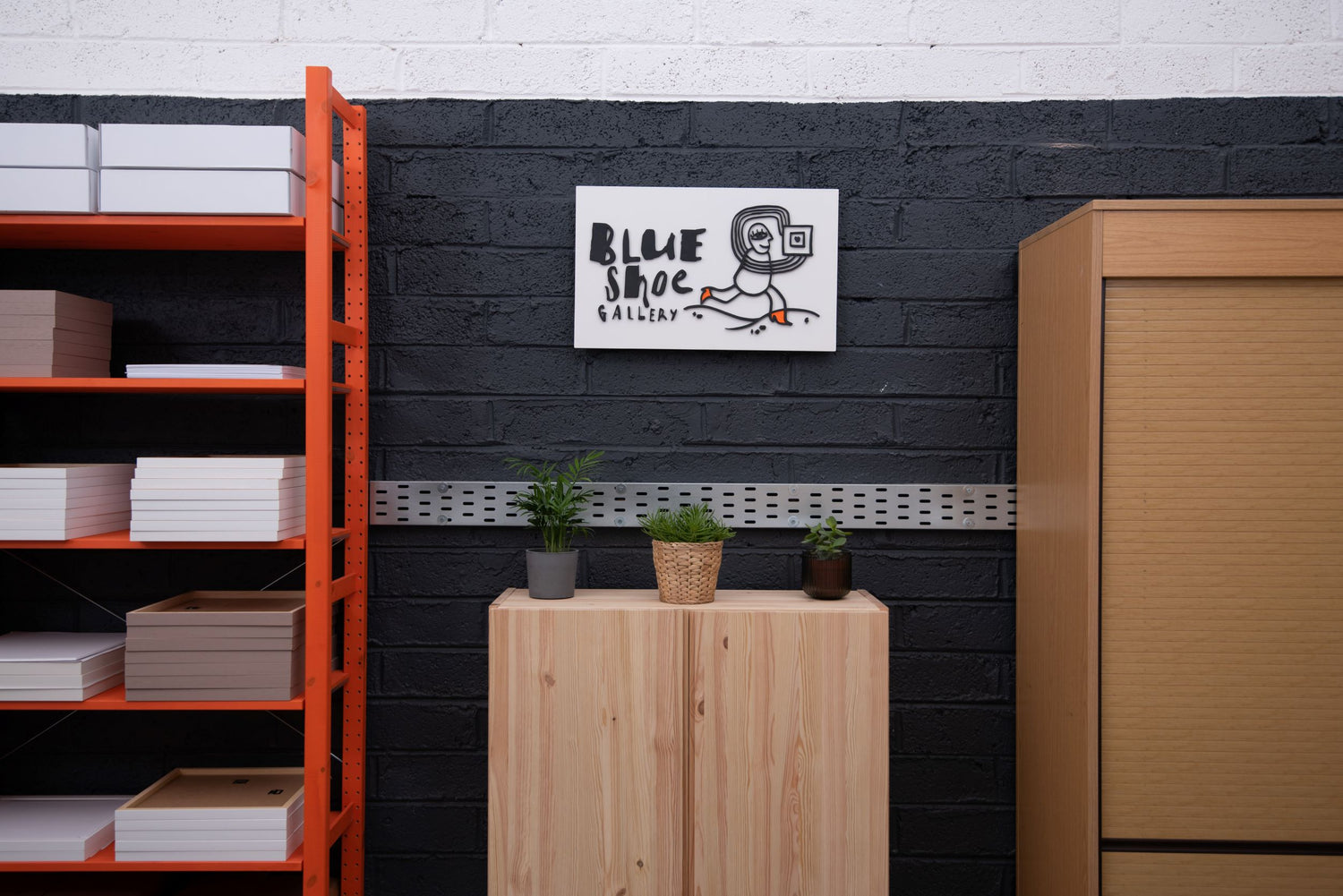 Blue Shoe gallery Interior